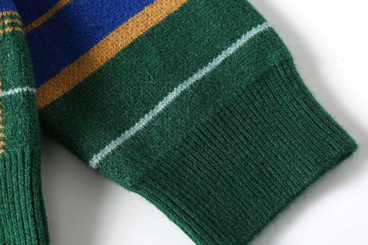 Striped Plaid Sweater Image 13