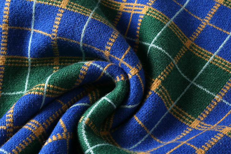 Striped Plaid Sweater Image 11