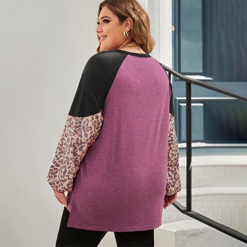 Leopard Print Sweatshirt Image 4