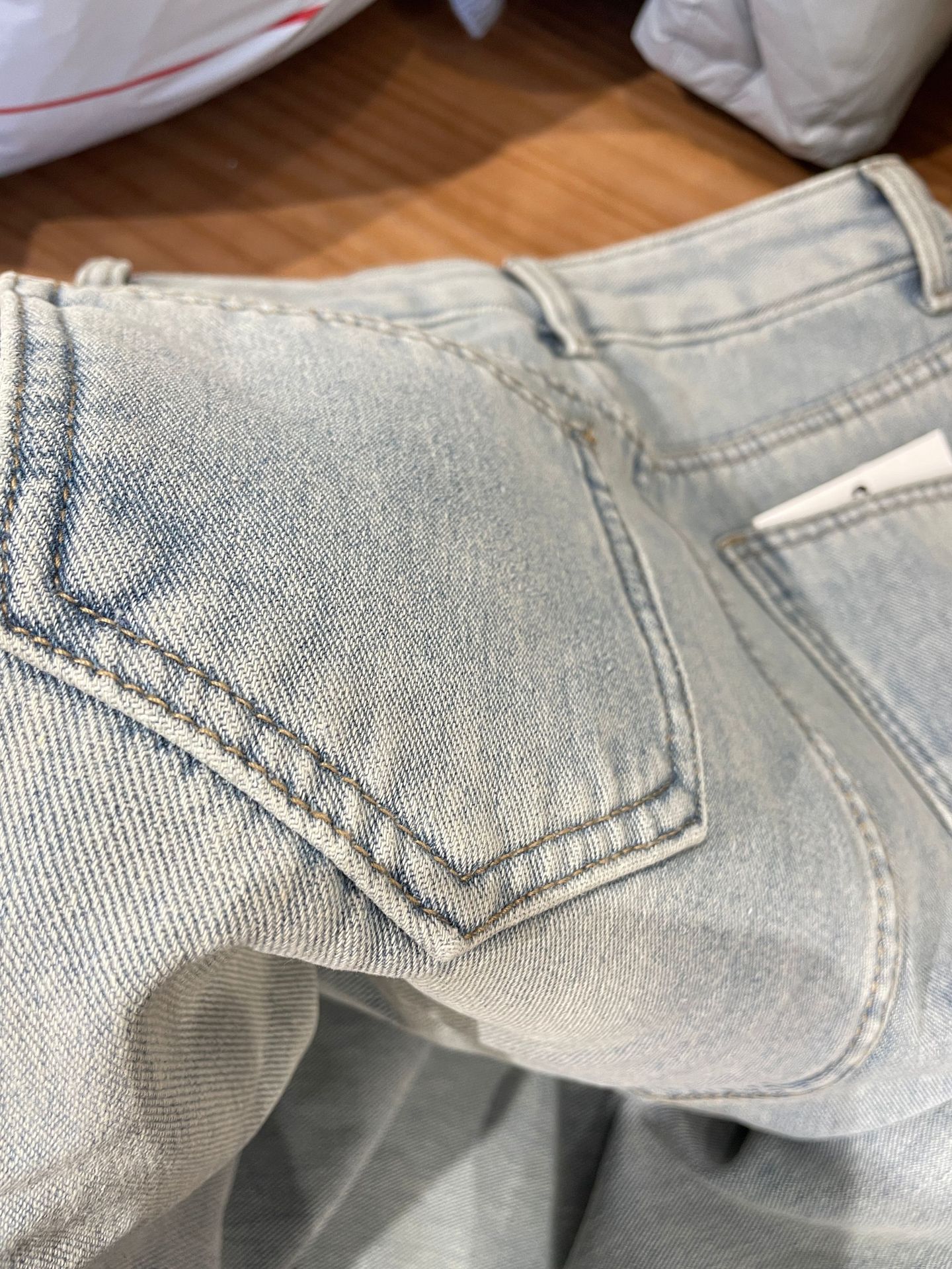 Retro Blaue Hose Bild 2