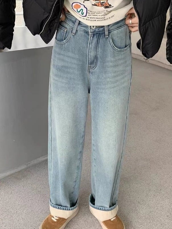 Retro Blaue Hose Bild 4