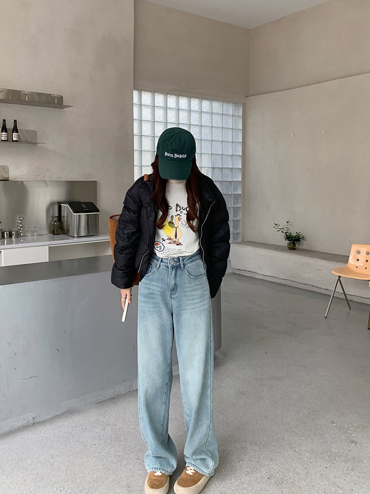 Retro Blaue Hose Bild 3