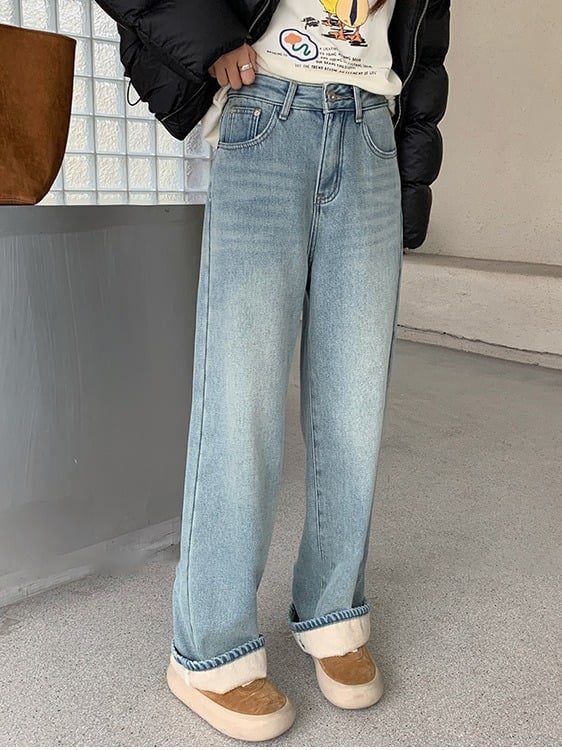 Retro Blaue Hose Bild 5