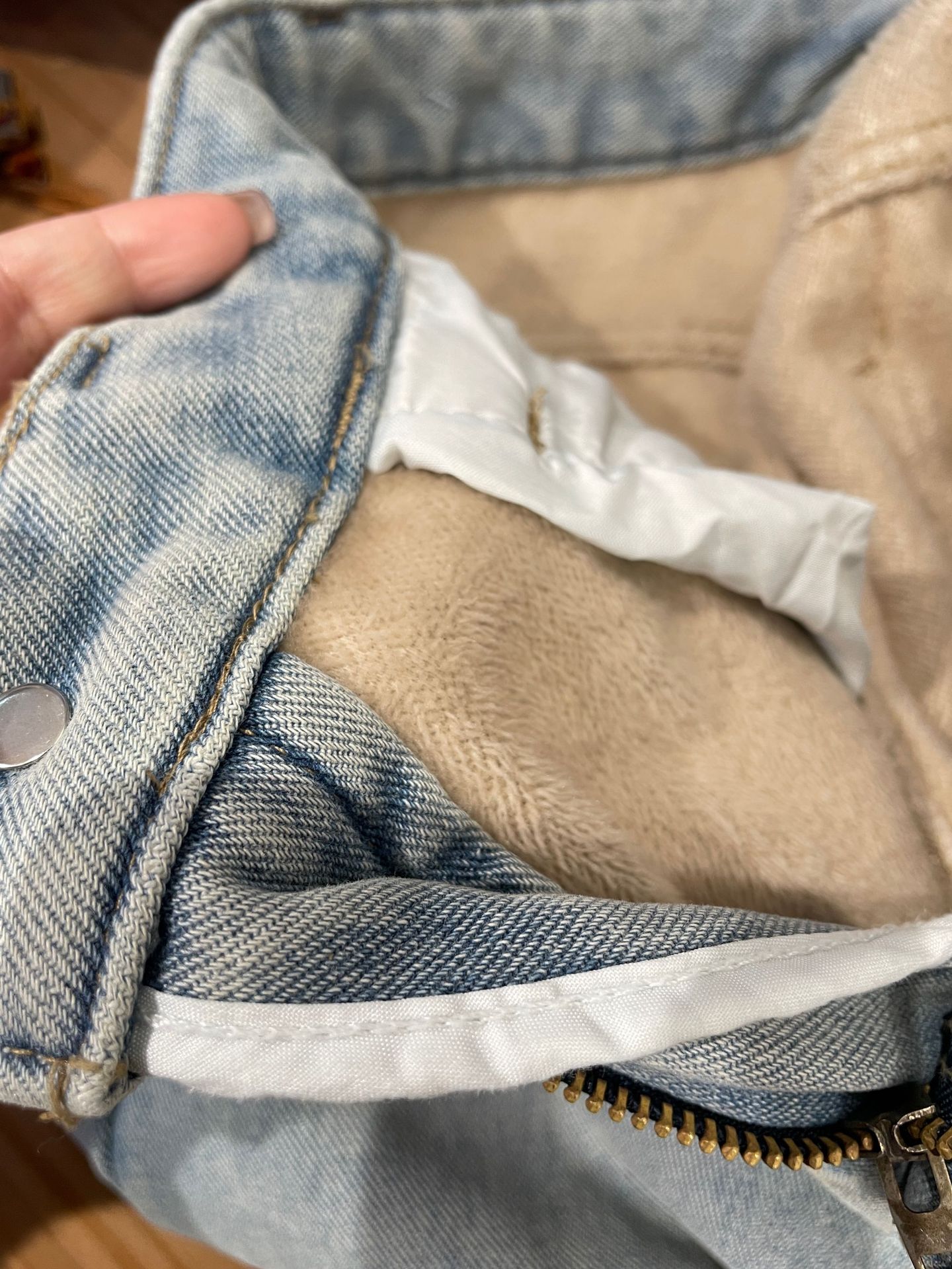 Retro Blaue Hose Bild 7