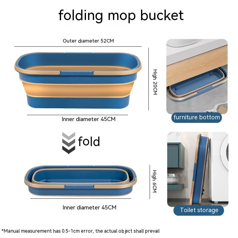 Household Double Handle Washing Mop Bucket Image 6