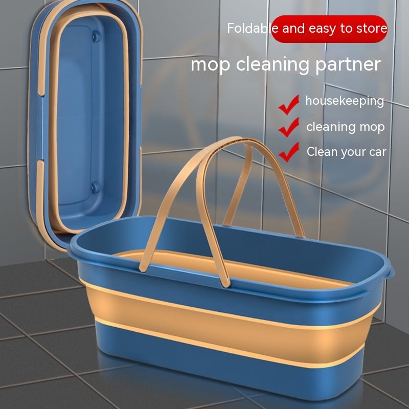 Household Double Handle Washing Mop Bucket Image 1