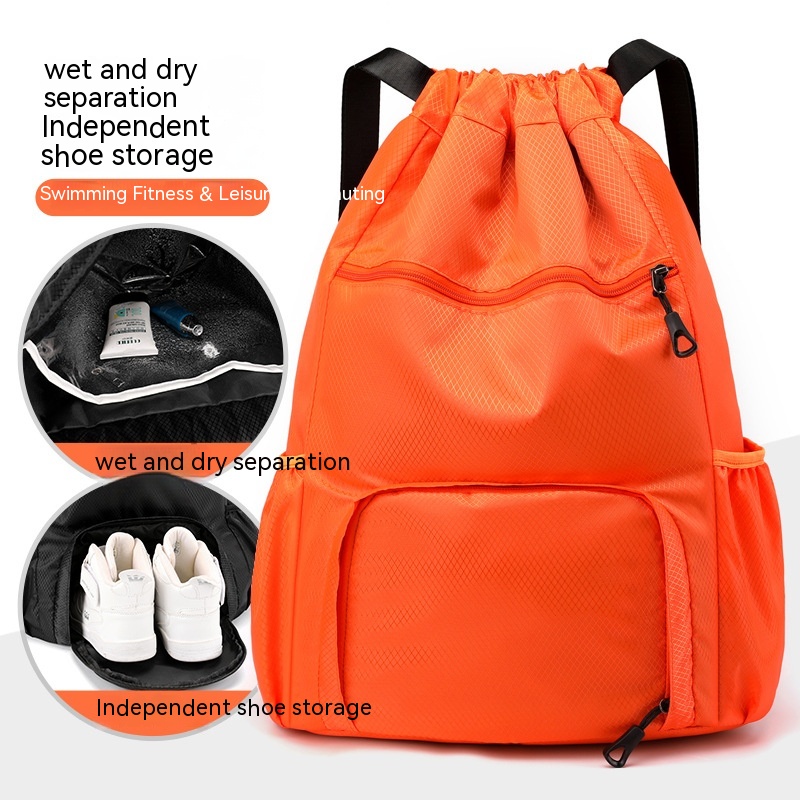Large Capacity Outdoor Drawstring Bag Backpack 3