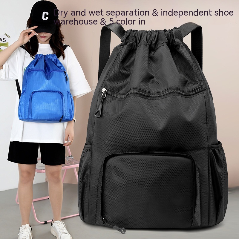 Large Capacity Outdoor Drawstring Bag Backpack 1