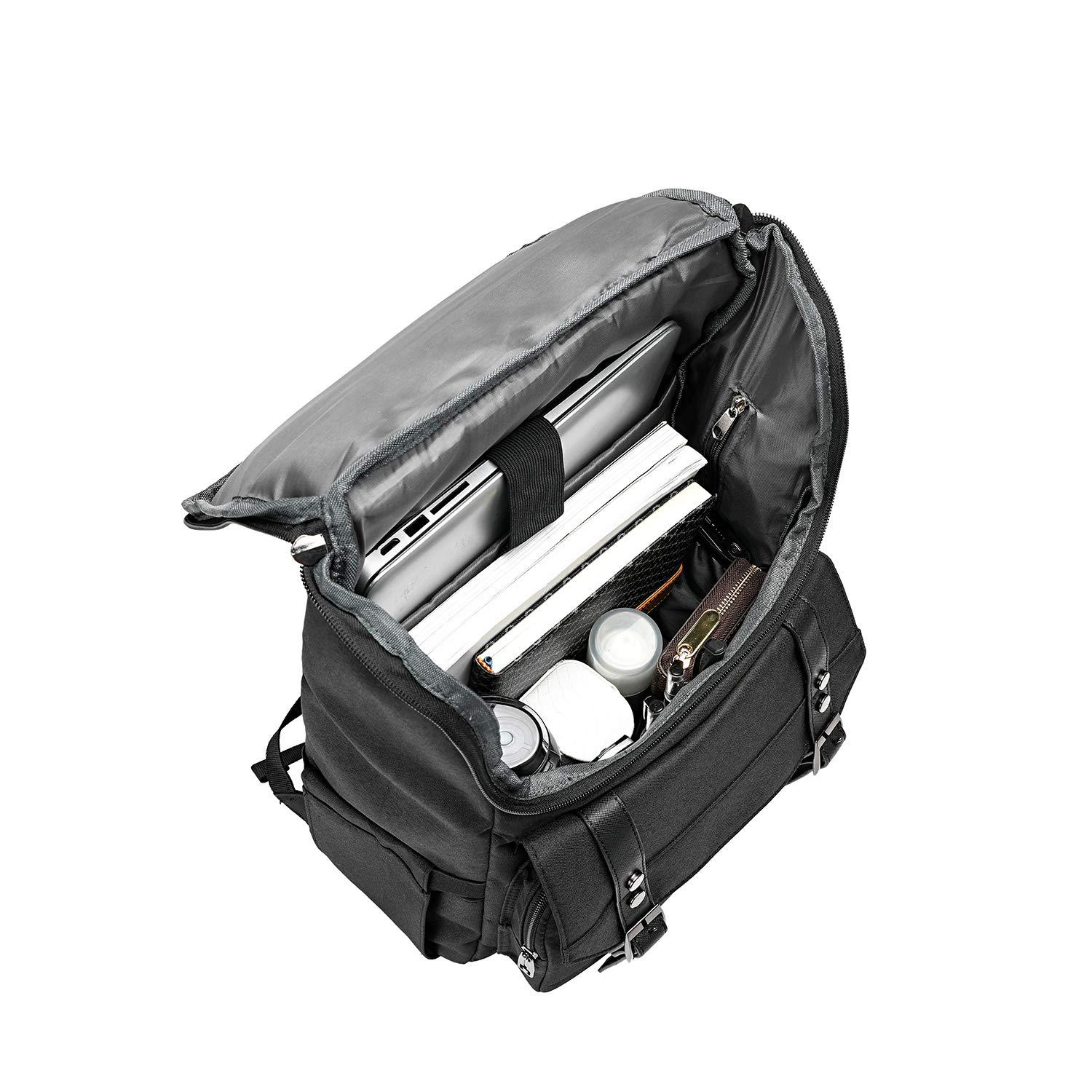 Men's Backpack Retro Travel Bag USB - Image 6
