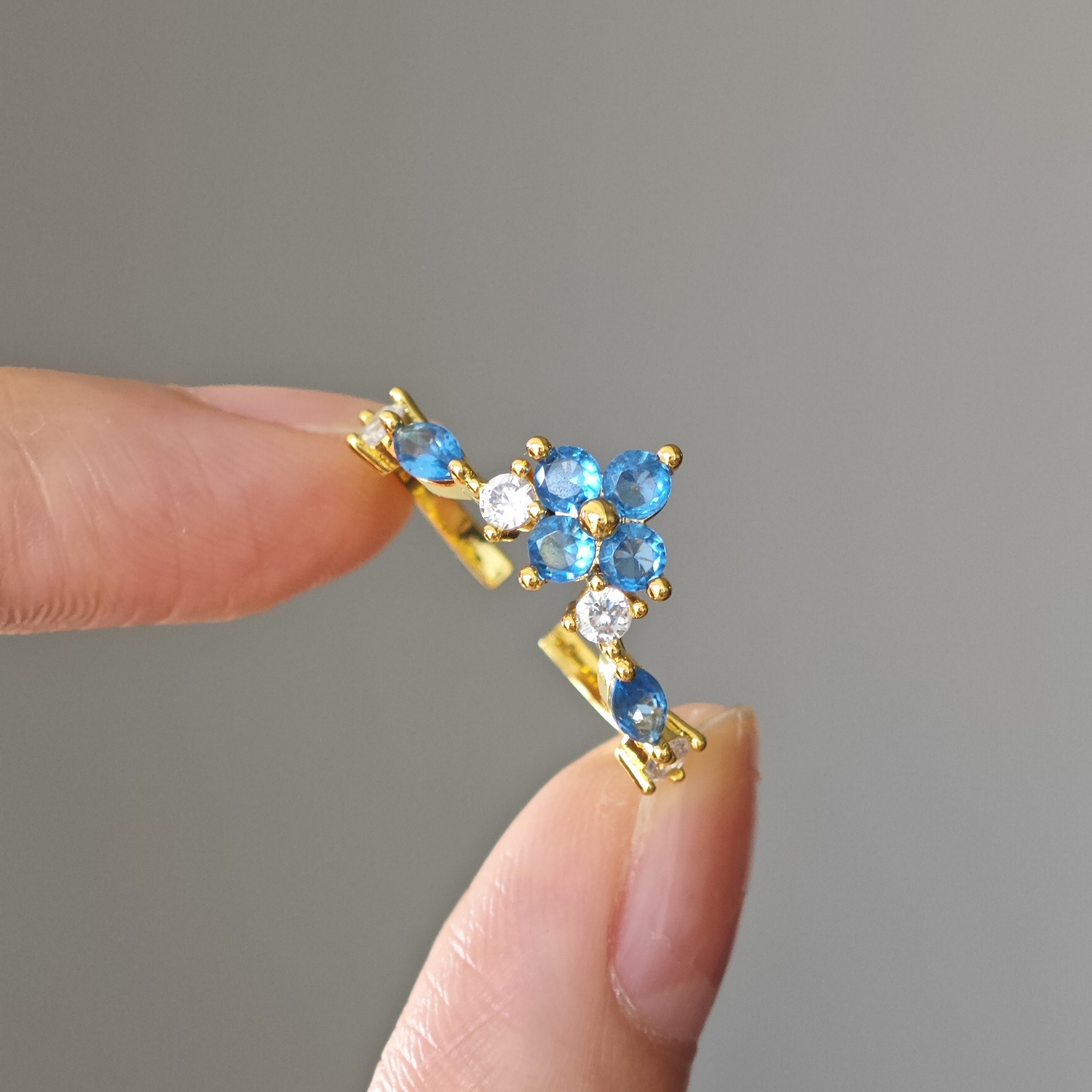 Butterfly Flower Ring 5