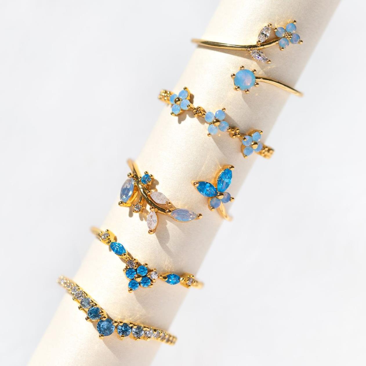 Butterfly Flower Ring 4