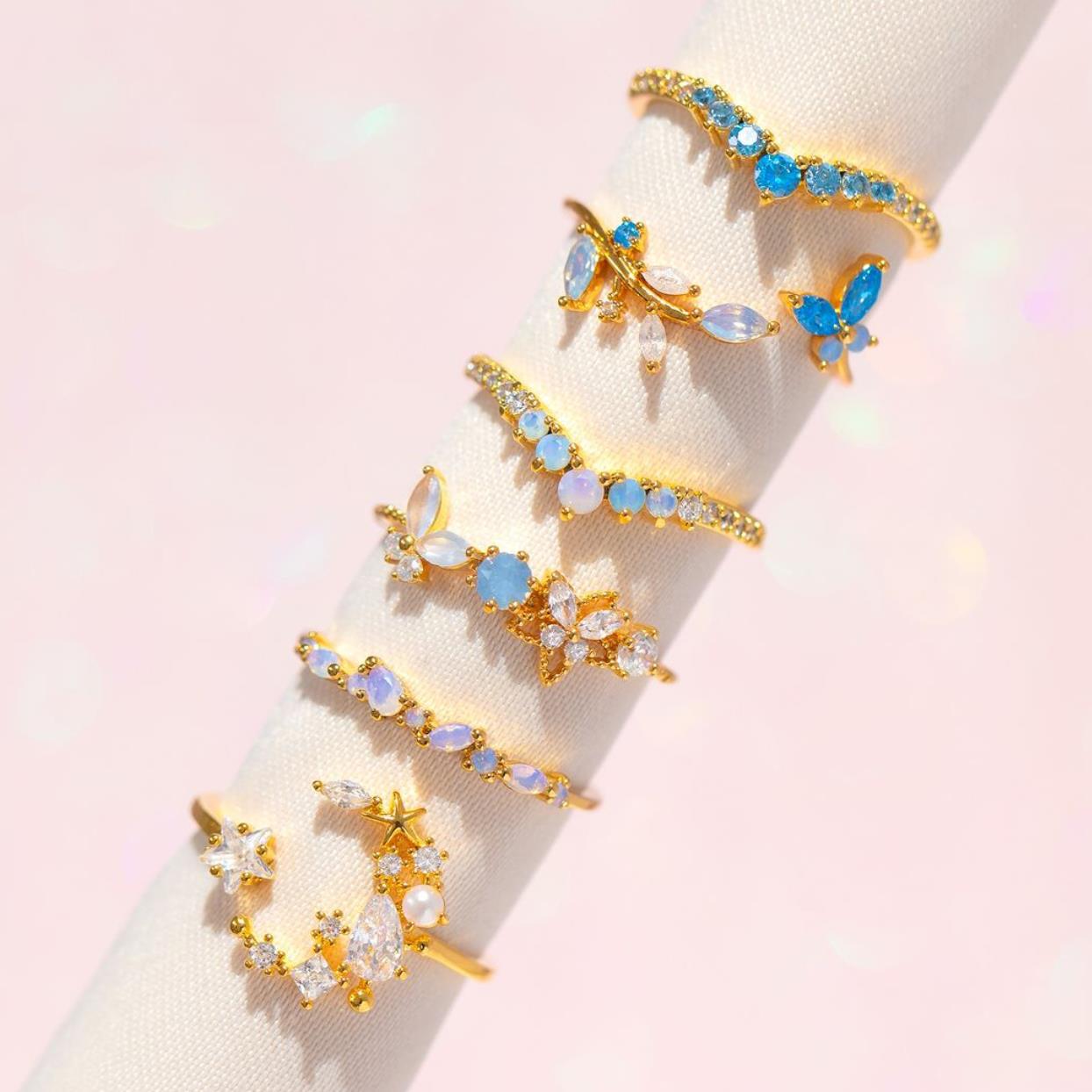 Butterfly Flower Ring 1
