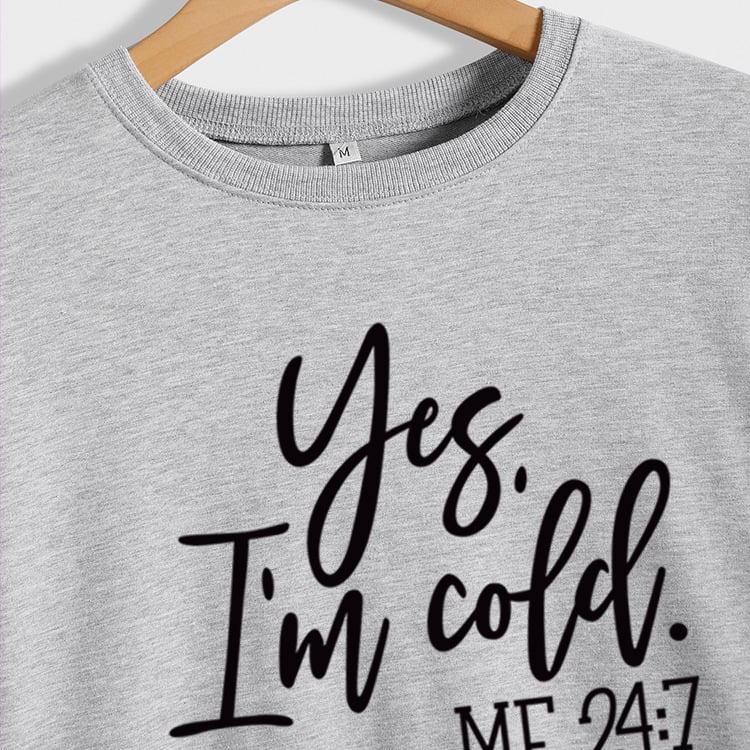Letter Print Sweatshirt
