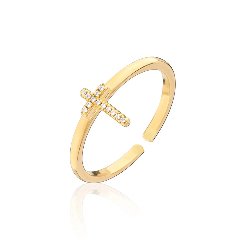 Women's Fashion Cross Adjustable Ring 2