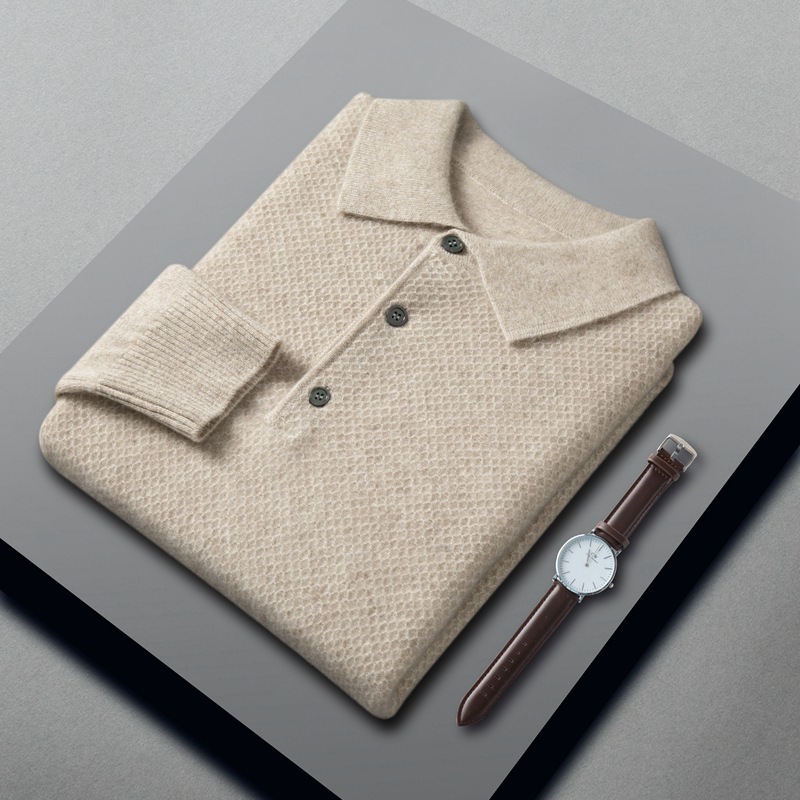Men's Cashmere Shirt in action