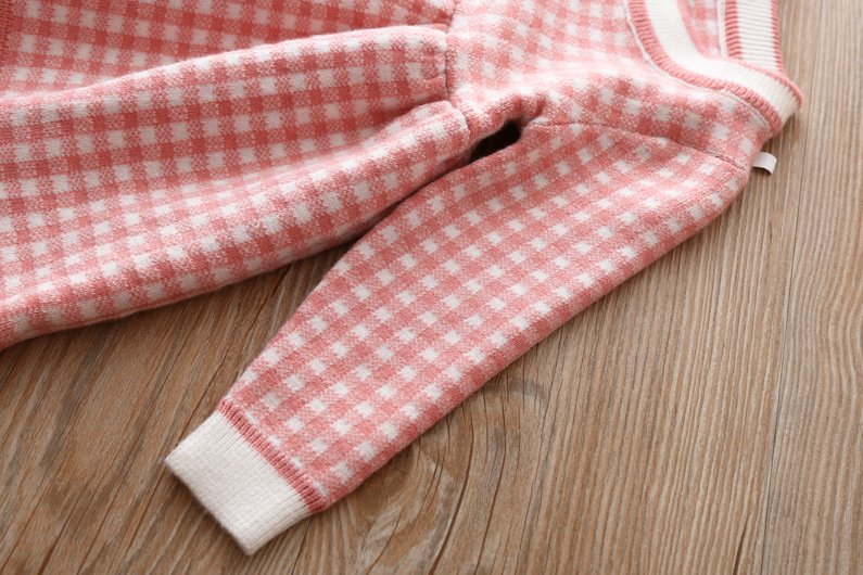 Girls' Plaid Sweater Dress