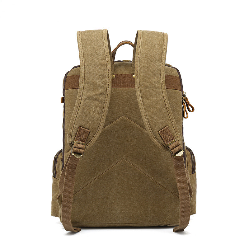 Waxed Canvas Bag Detail View