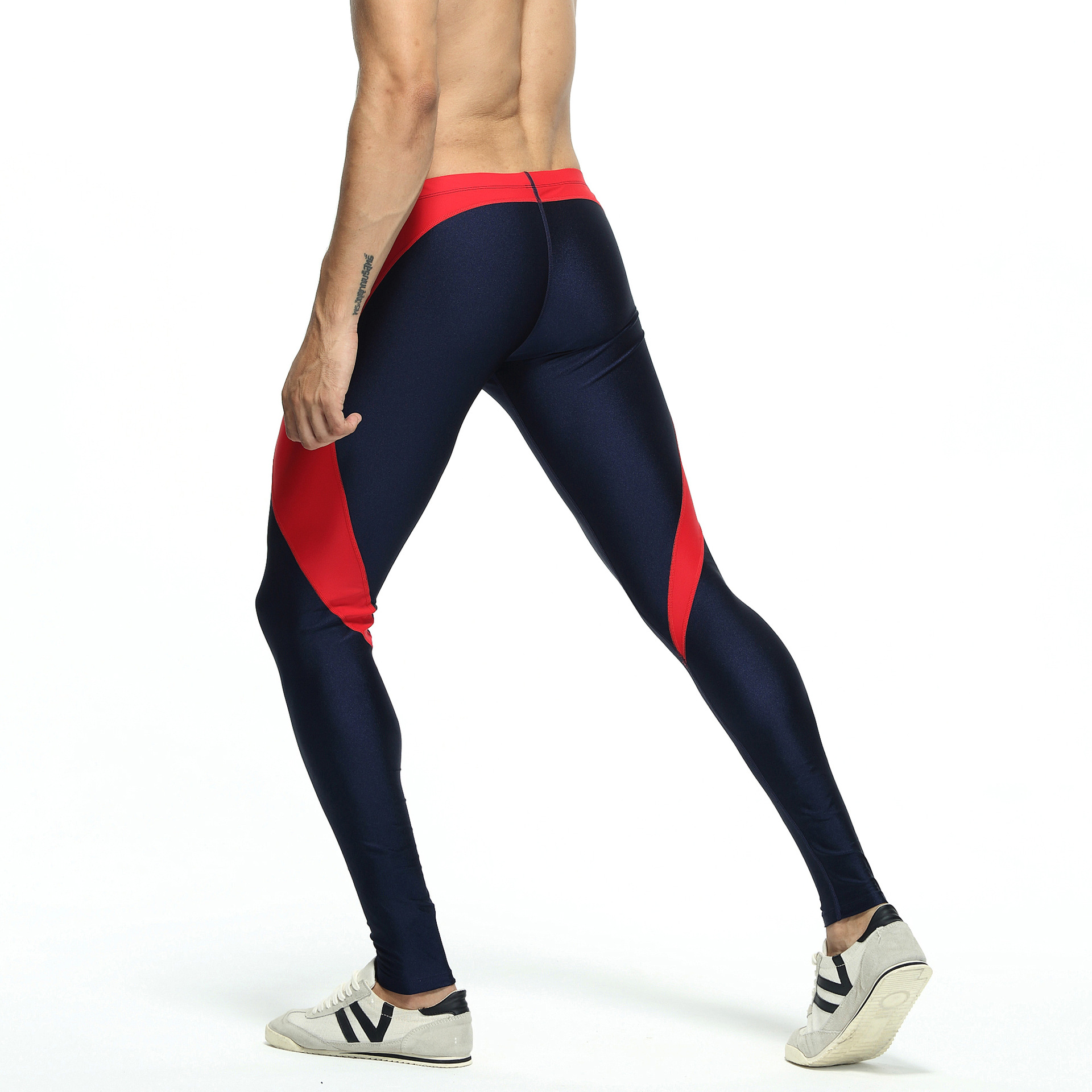 Army Green Nylon Men's Gym Pants