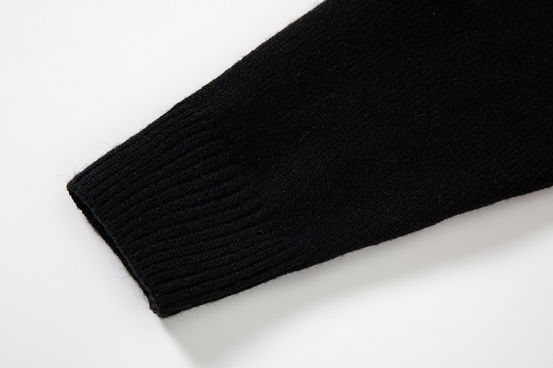 Men's Multi-colored Half-turtleneck Sweater Style 15