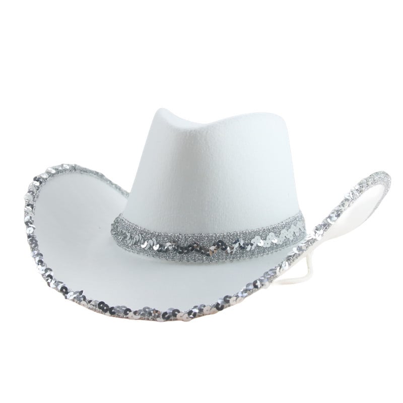 Rhinestone Tassel Denim Hat 2