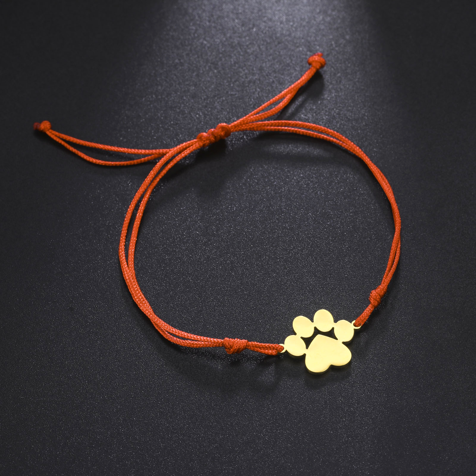Paw Print Pendant Bracelet 2