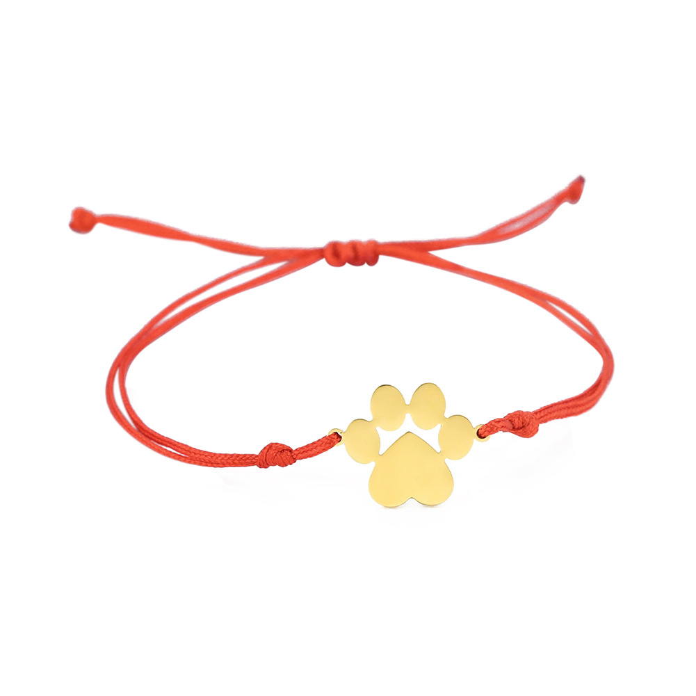 Paw Print Pendant Bracelet 5