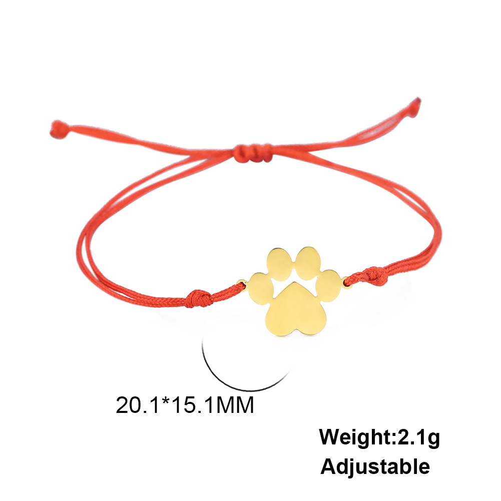 Paw Print Pendant Bracelet 4