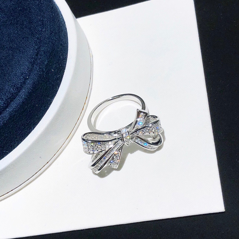 Diamond Bow Ring Image 2