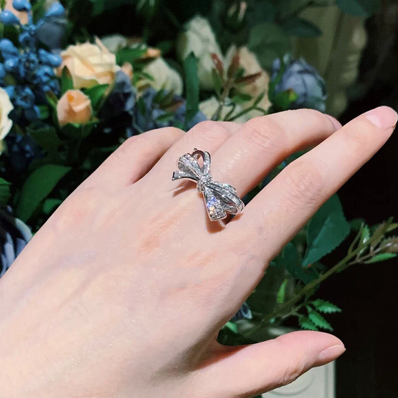 Diamond Bow Ring Image 3