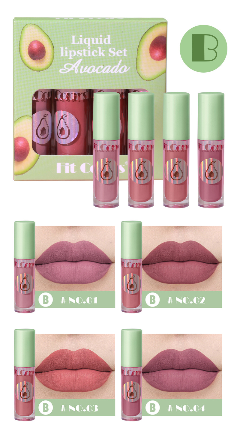 Velvet Matte Lip Gloss Set 5