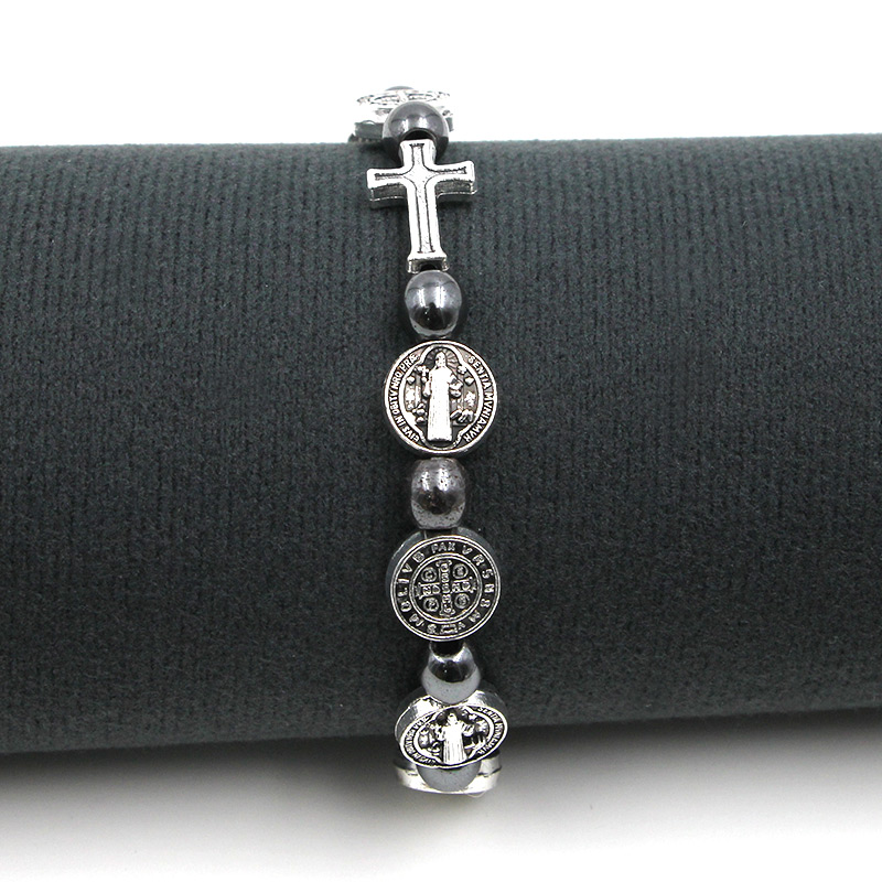 Hematite Rosary Bracelet Image 4