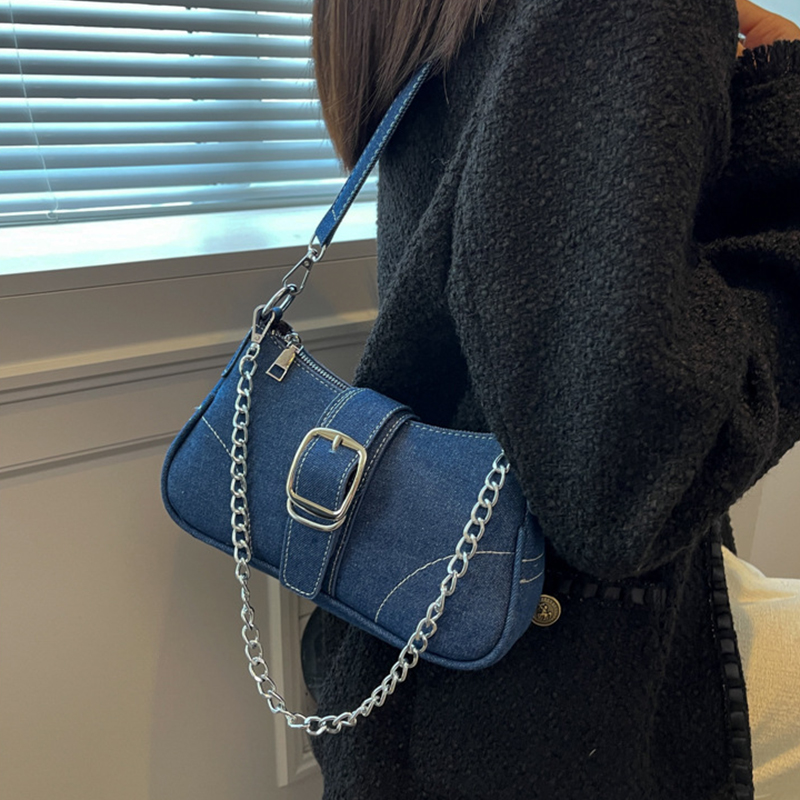 Denim Shoulder Bag Details