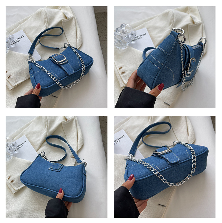 Denim Shoulder Bag Lifestyle