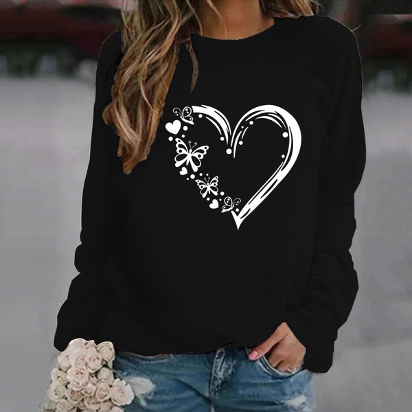 Women's Fashion Casual Loose Sweatshirt in Different Colors