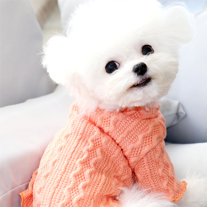 Towable Plus Fleece Dog Sweater Close Up