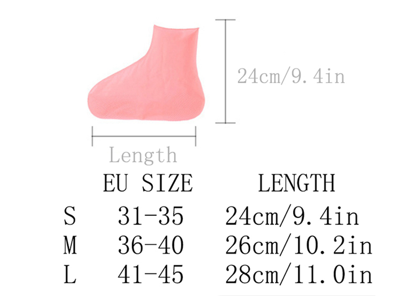 Rubber Anti-slip Waterproof Shoe Cover 5