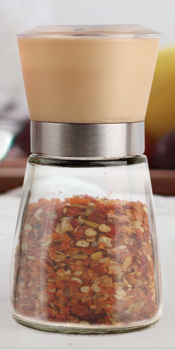 Creative Kitchen Appliances Hand Glass Grinder with Pepper Mill