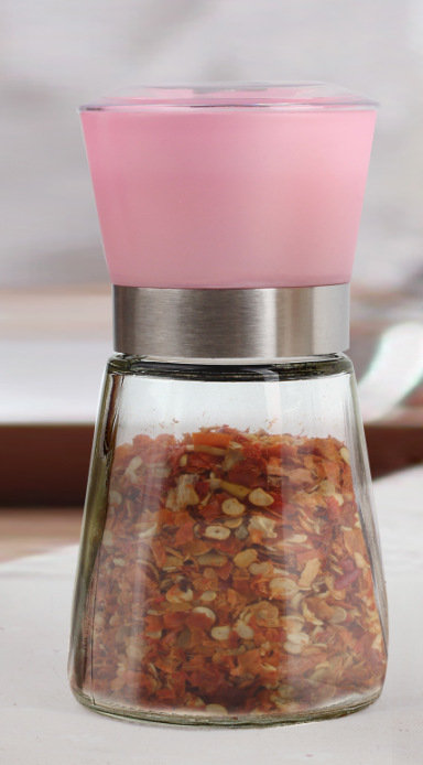 Creative Kitchen Appliances Hand Glass Grinder with Pepper Mill