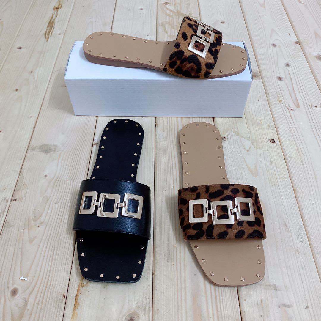 Square Heel Beach Shoes