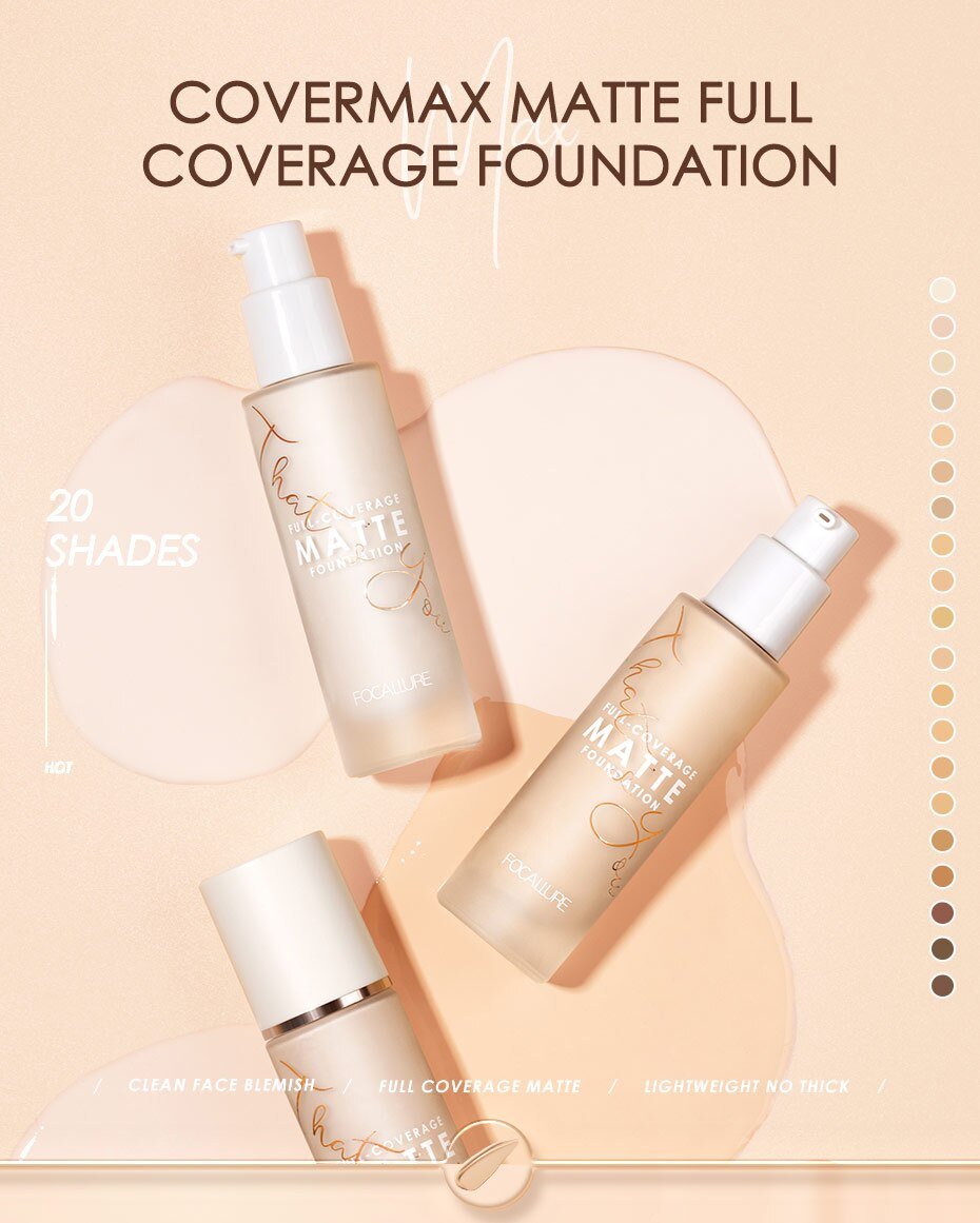 High concealer matte liquid foundation