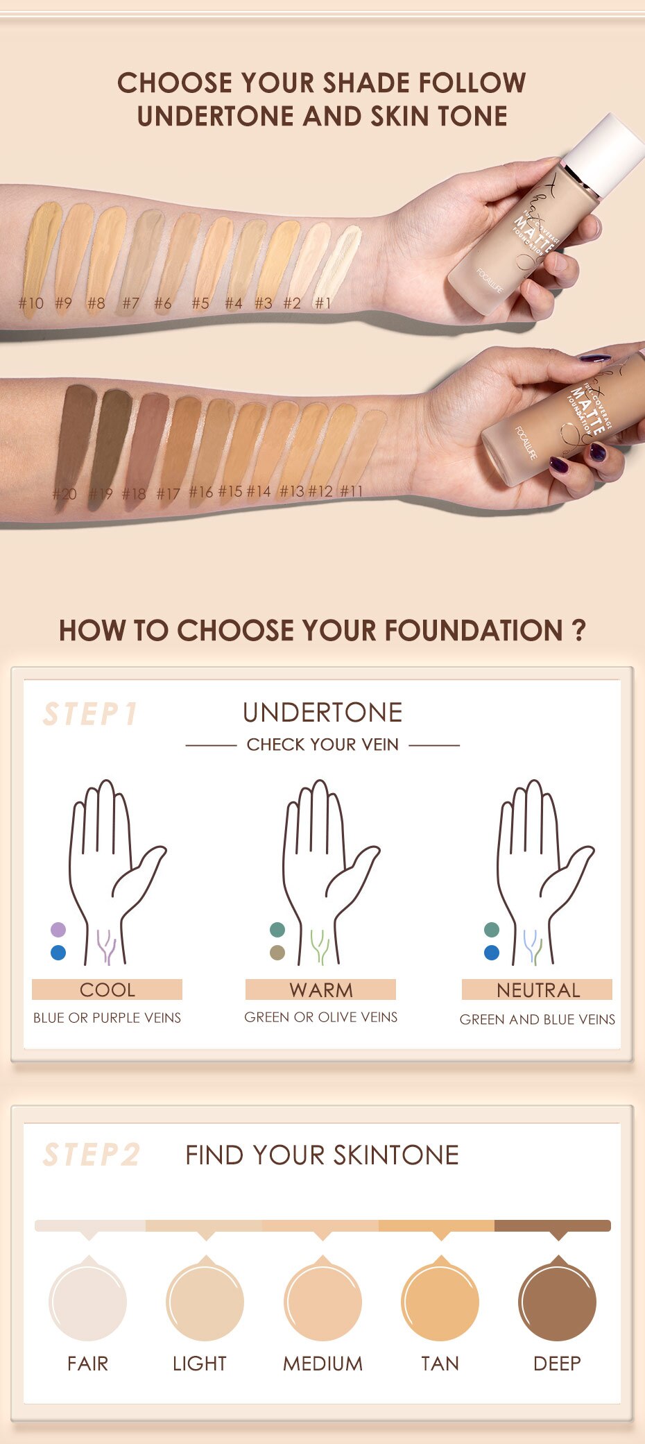 High concealer matte liquid foundation