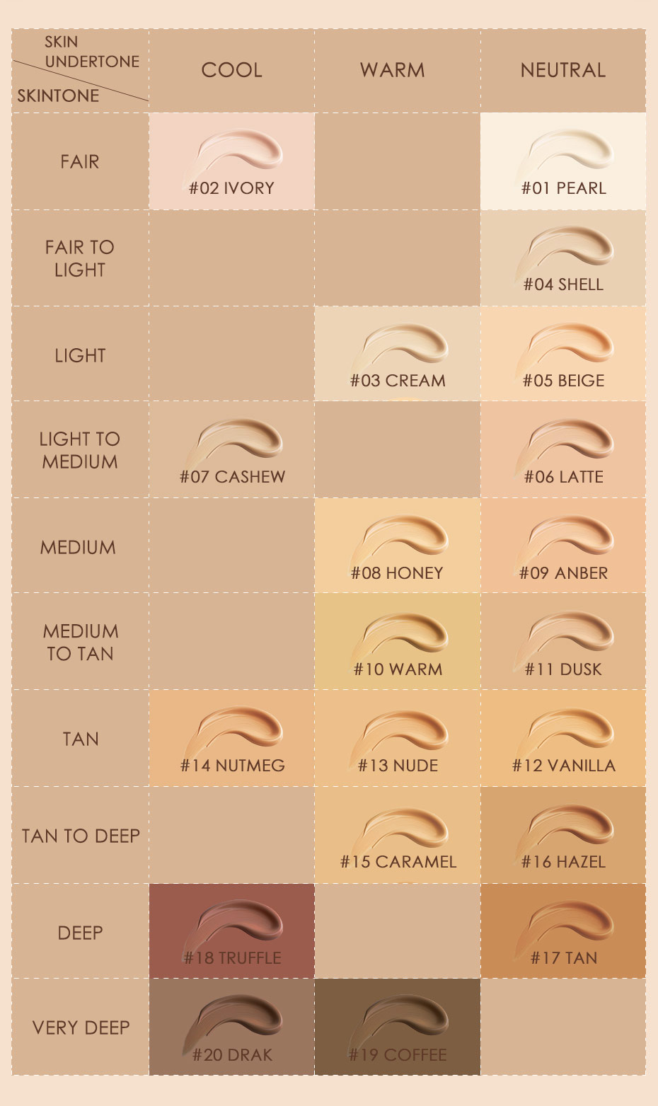 High concealer matte liquid foundation