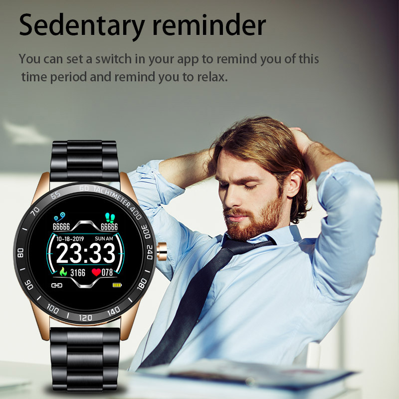 Steel Band Smart Watch - Color Options