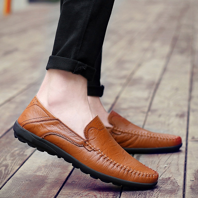Men's Peas Shoes - Light Brown