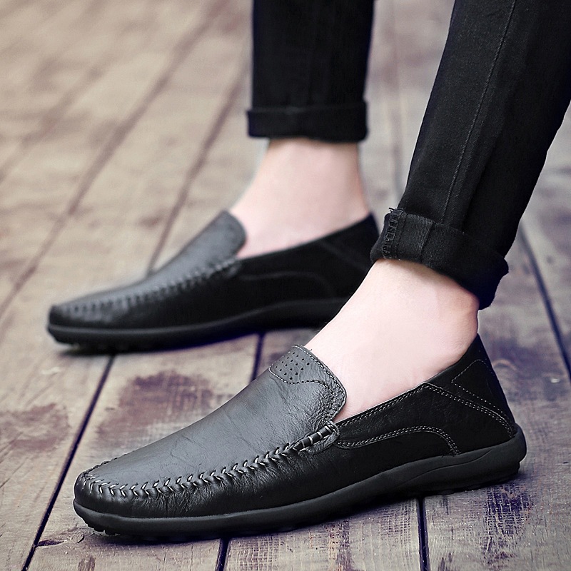 Men's Peas Shoes - Dark Brown