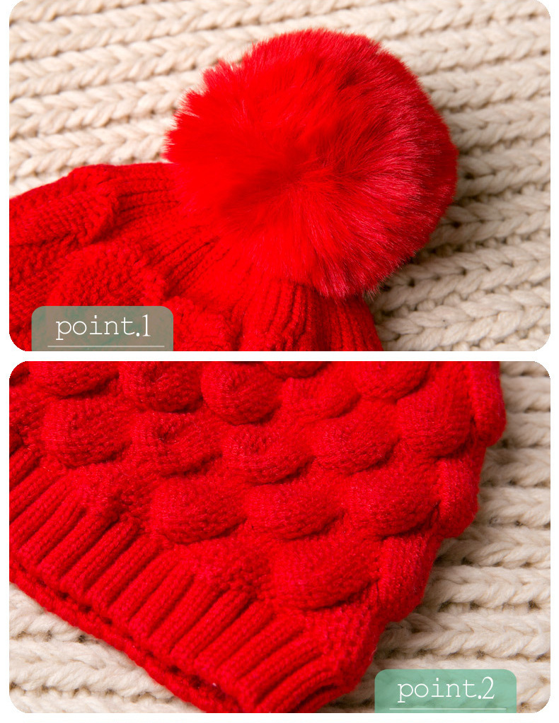 Baby Scarf and Woolen Cap Set Image