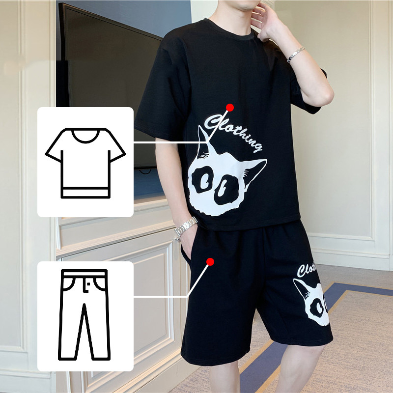Men's Summer Suit Black