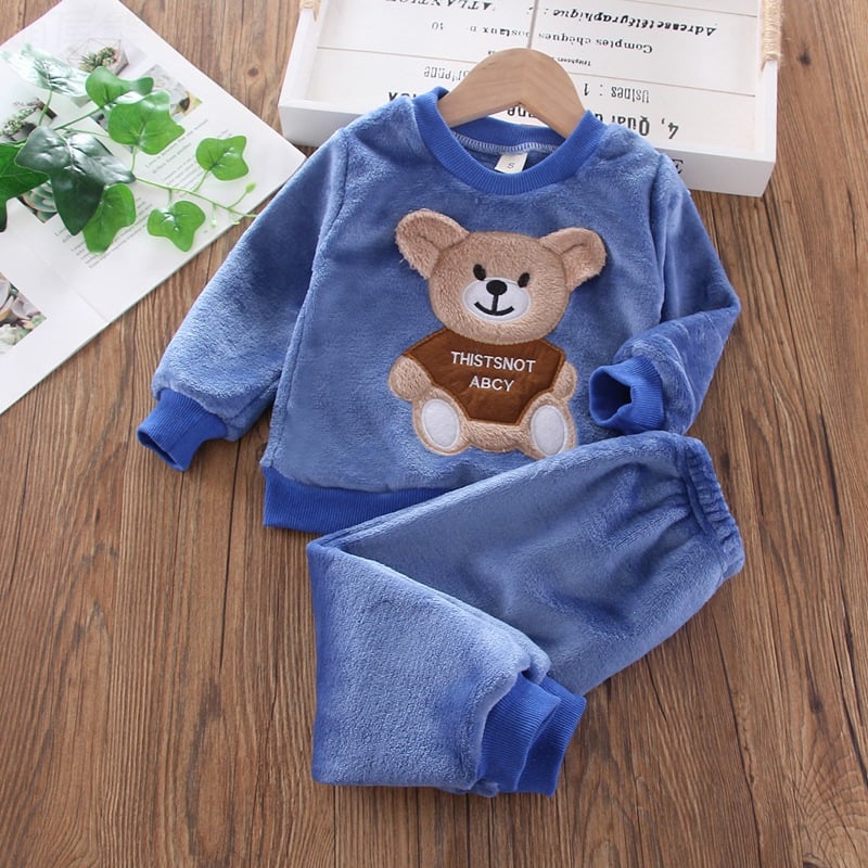 Children's Pajamas in Dark Brown