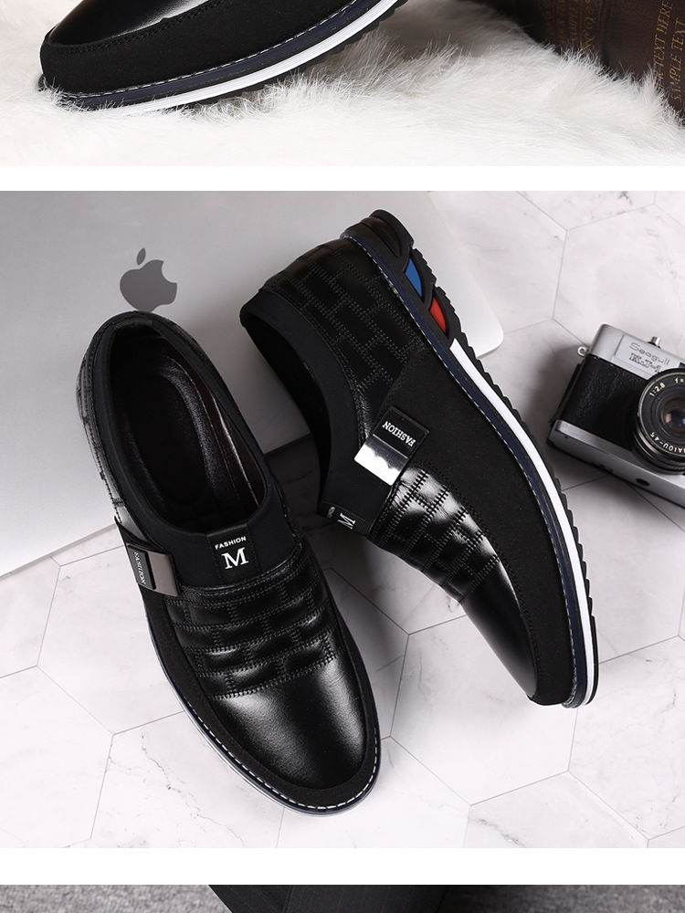 Men's Casual Leather Shoes Black