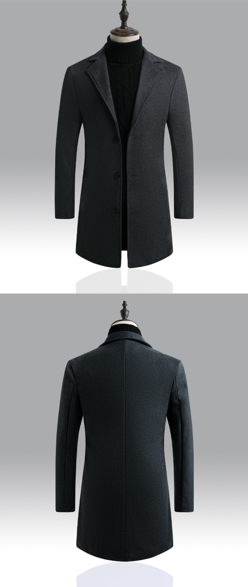 Long Trench Coat Image 2